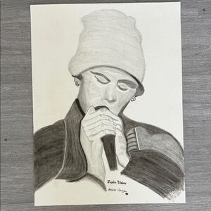 Monochrome Portrait Art Print